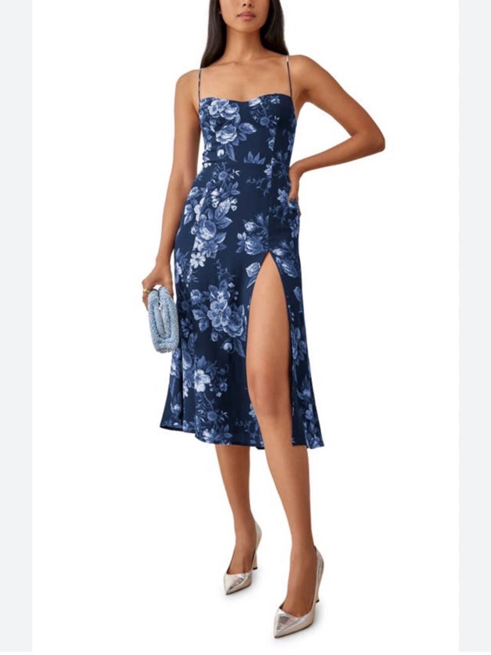 REFORMATION Juliette High Slit Sundress in Lottie 0